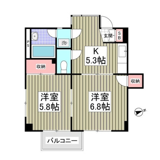【間取り】 | ニューパレス馬橋
