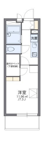 【間取り】 | レオパレスＯＨＹＡＴＯ　Ⅱ
