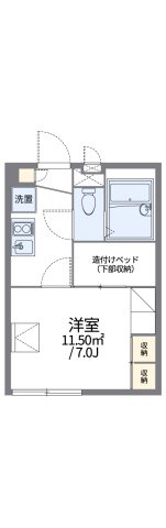 【間取り】 | レオパレスシュッドカルチェⅢ