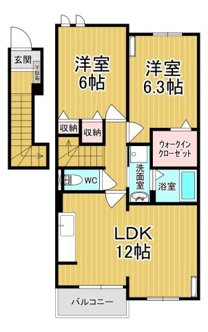 【間取り】 | ヴァンヴェールⅡ