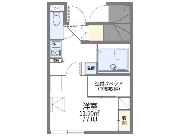 【間取り】 | レオパレス土佐　京Ｍｉｙａｋｏ