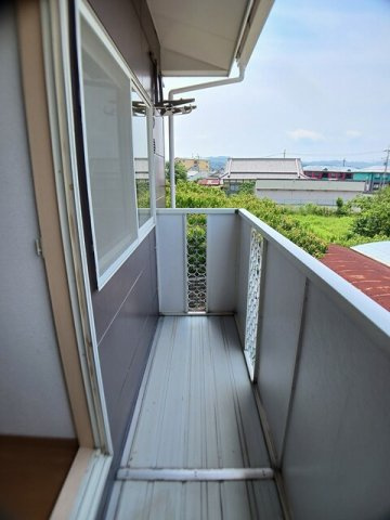 ハイツ柿花のバルコニー