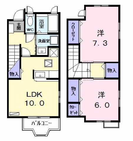 ピエールＡの間取り