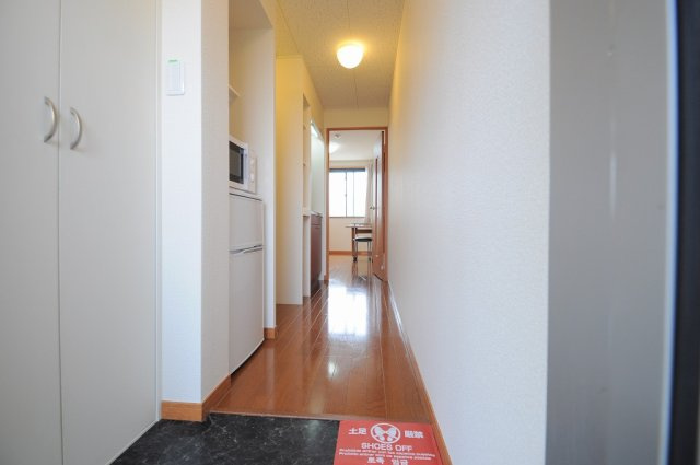 レオパレスドミールⅣの玄関