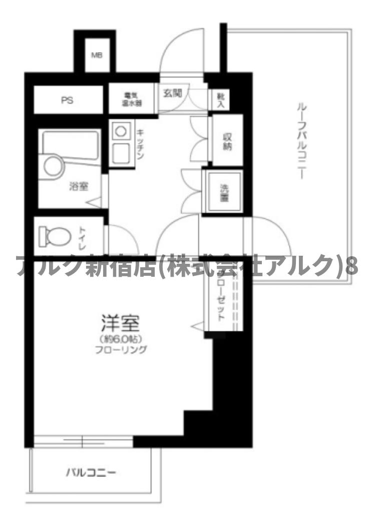 モナーク杉並堀ノ内の間取り