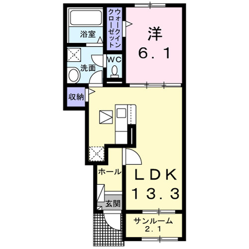 【間取り】 | ラ・ビエントＢ