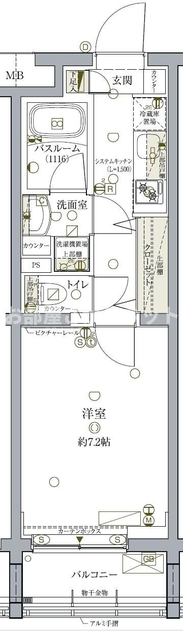 クレヴィスタ池袋ウエスト【おとり物件なし】#学生・社会人にオススメ！初期費用分割払いOK！の間取り