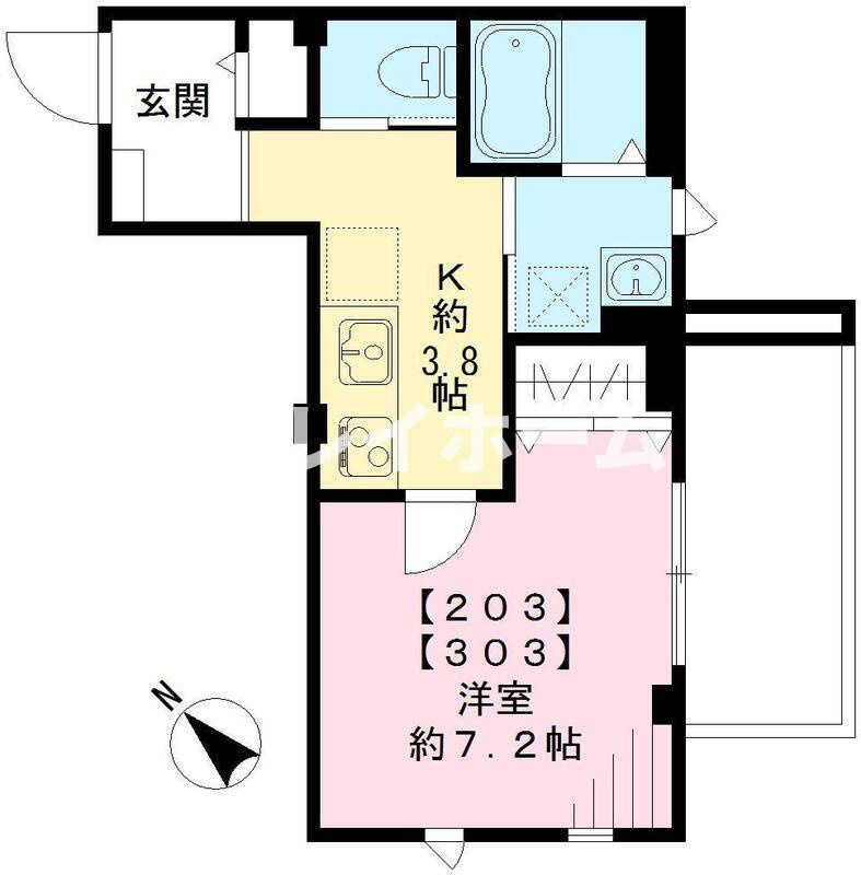 レジデンス泰地の間取り