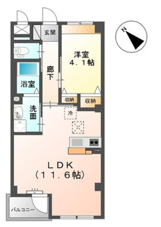 【間取り】 | パークサイド八幡宿