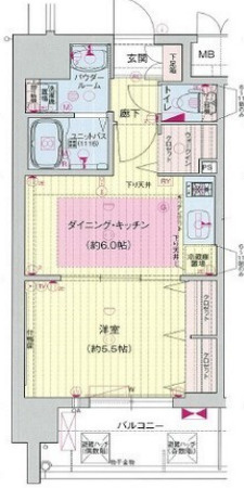 【間取り】 | プレサンス梅田東アルファ