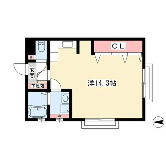【間取り】 | 金龍コーポ中村
