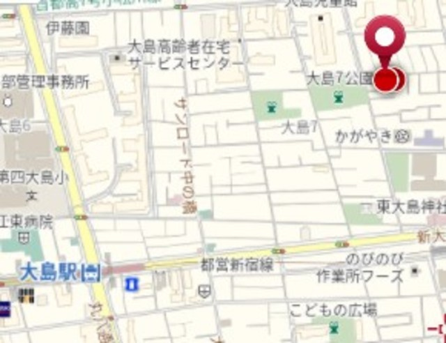 ベルメゾン大島の地図|★案内図★