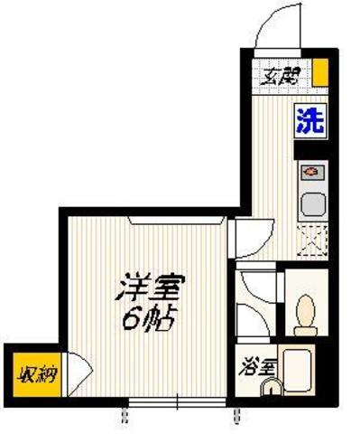 ベルメゾン大島の間取り|★南向き★