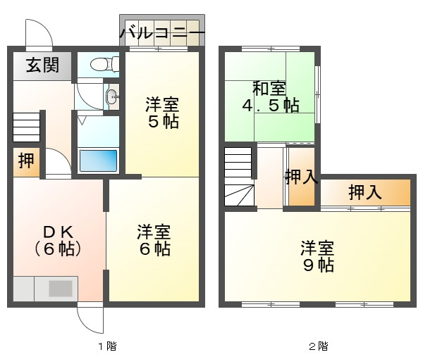 高丸7丁目貸家の間取り