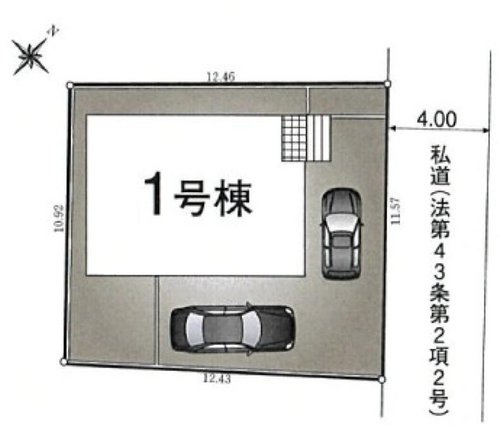 【Cradle garden】東久留米市下里第28の区画図