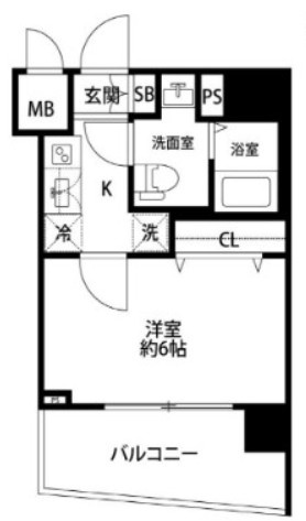 ハーモニーレジデンス東京イーストコアの間取り|間取りです。