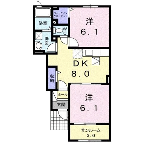 エトワール・フィラントⅡの間取り