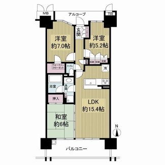 【間取り】 | サウスオールシティ レフトウィング