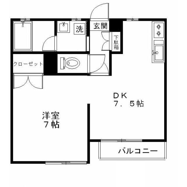 セレンディプティの間取り|間取りです。