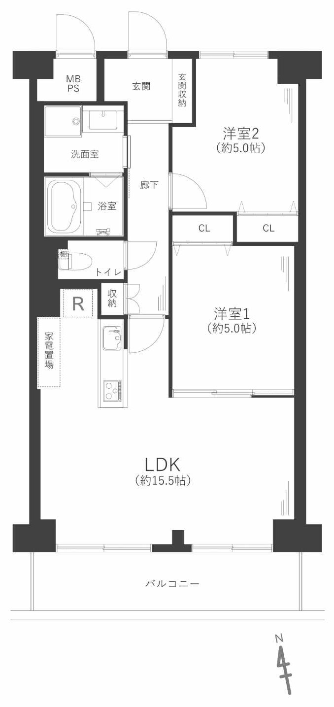 ネオコーポ大阪城公園二号館