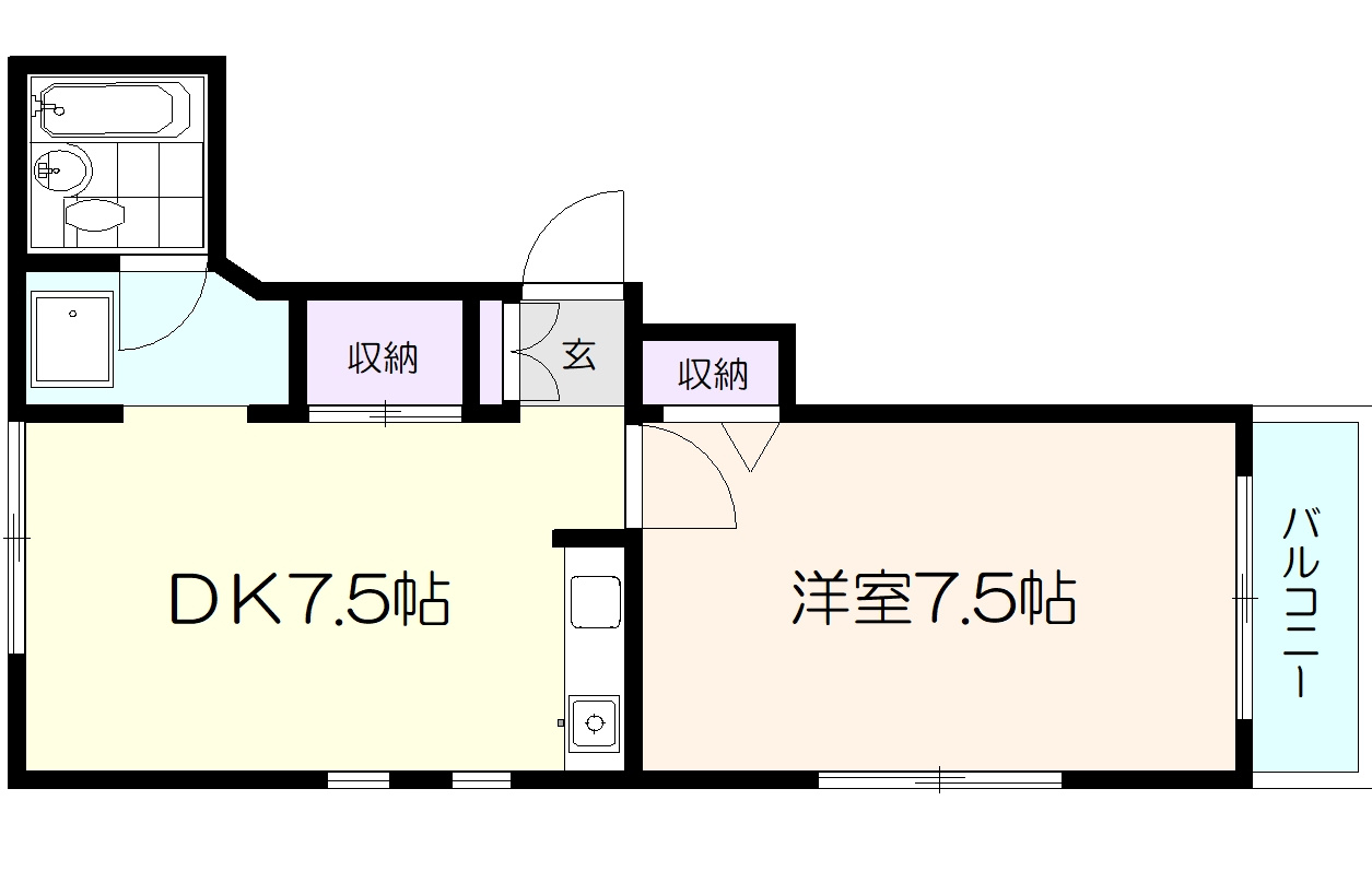 ダイレ戸越の間取り
