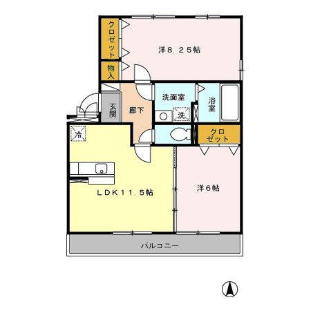 ウィスタリアの間取り|使い勝手の良い間取りです♪