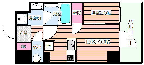 【間取り】 | バウスフラッツ新大阪