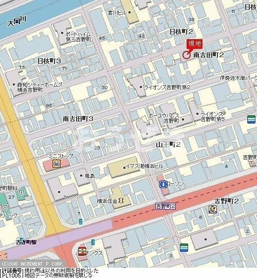 ナイスアーバンスピリッツ横濱吉野町の地図