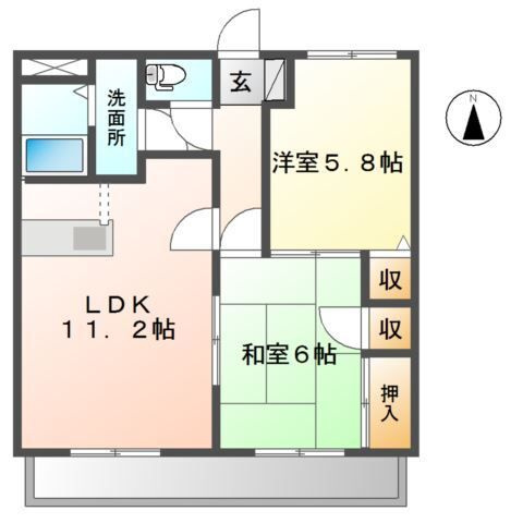 メゾンエスポワールの間取り