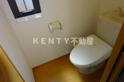 【トイレ】 | グリーンハイツ | ゆったりとした空間のトイレです