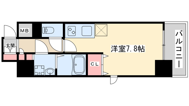 【間取り】 | BPRレジデンス江坂