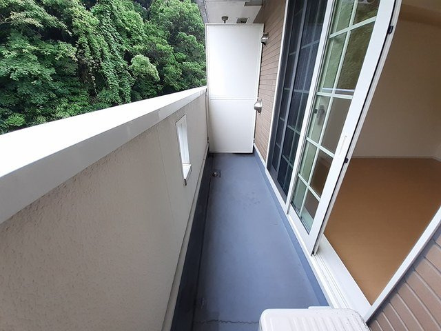 サニープレイスＢのバルコニー
