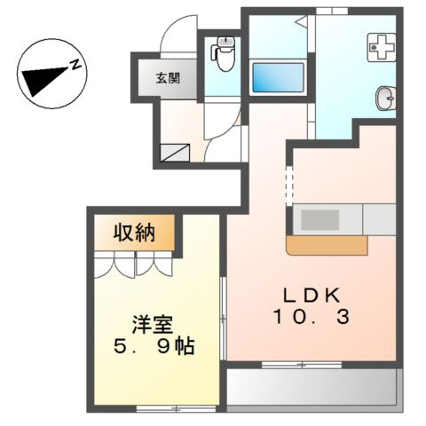 ルーラルⅡの間取り
