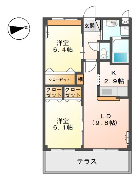 ロイヤルＴＫの間取り