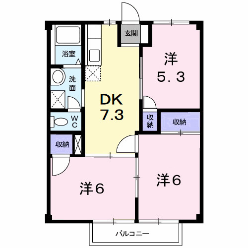 平成ヒルズの間取り