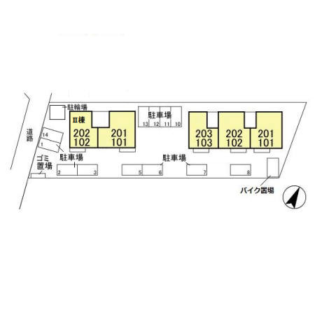 テラセゾンの区画図