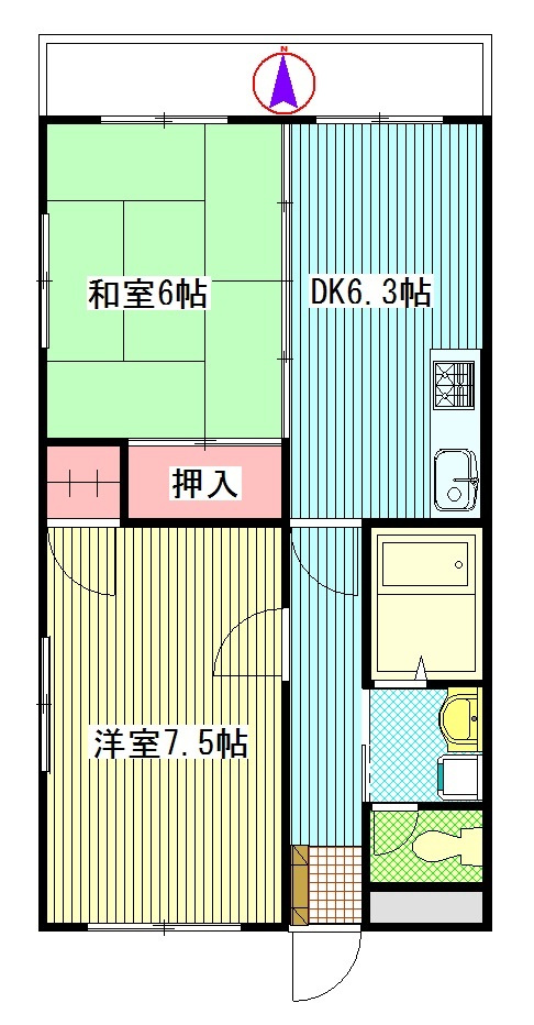 サンレイク大塚の間取り