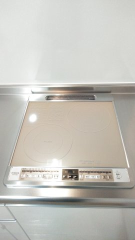 ウェルデンス熊谷Aのキッチン|IH2口コンロ
