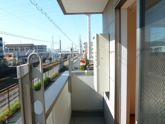 ベストナインイーストのバルコニー