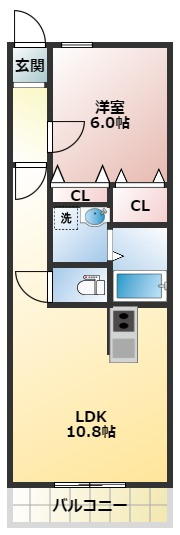 ベストナインイーストの間取り