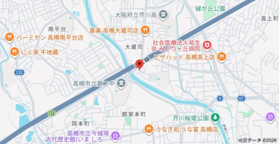 【地図】 | コープ野村高槻E棟