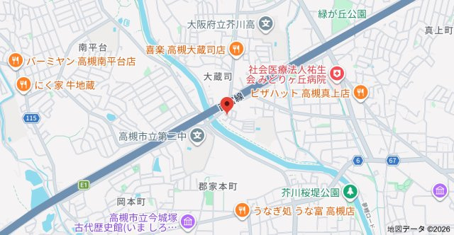 【地図】 | コープ野村高槻E棟
