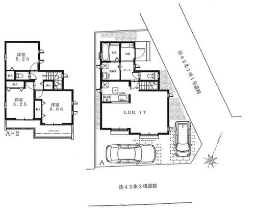【Heartfull Town】東久留米市柳窪２丁目335番の間取り|〇 本物件【Ａ号棟】の間取・平面図です〇　敷地面積:101.11㎡　建物面積:80.83㎡　