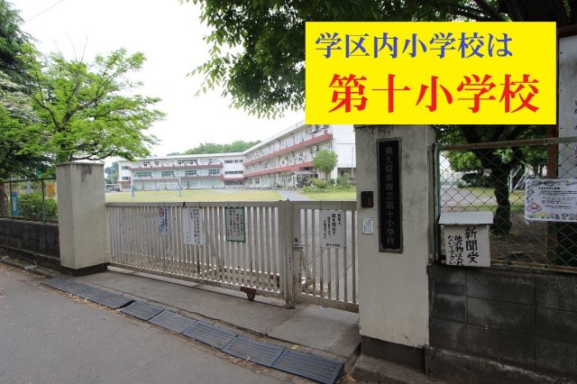 【Heartfull Town】東久留米市柳窪２丁目335番の周辺|本物件の学区内小学校は、「市立第十小学校」です