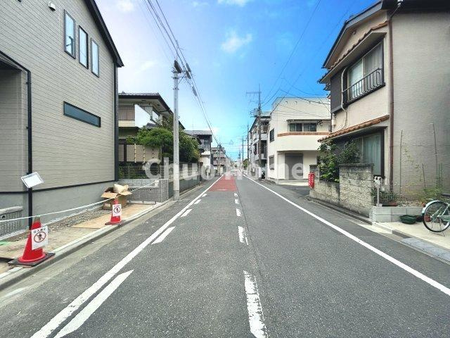 江戸川区東小岩3丁目新築分譲住宅の前面道路含む現地写真|全面道路