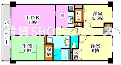 【間取り】 | クレストヒル中野木