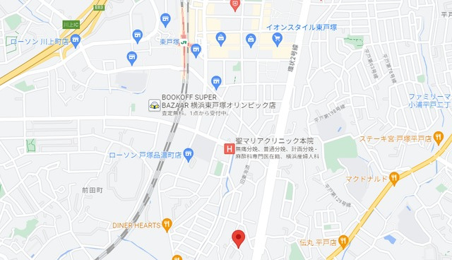 ウィステリア東戸塚の地図