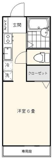 【間取り】 | コーポＭ２