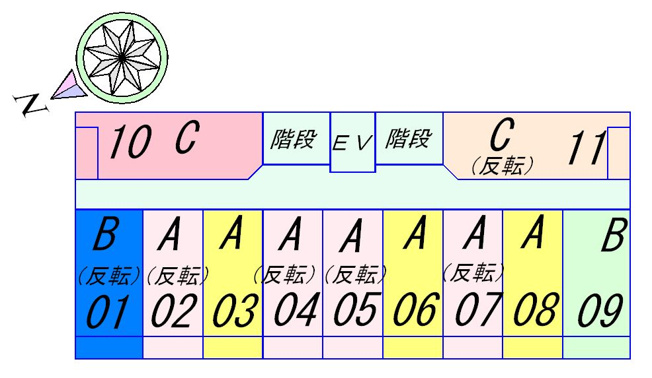 【区画図】 | MNK-6 | 外観もきれいです