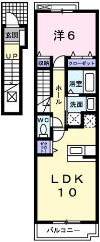 エクセラン則直Ⅲの間取り